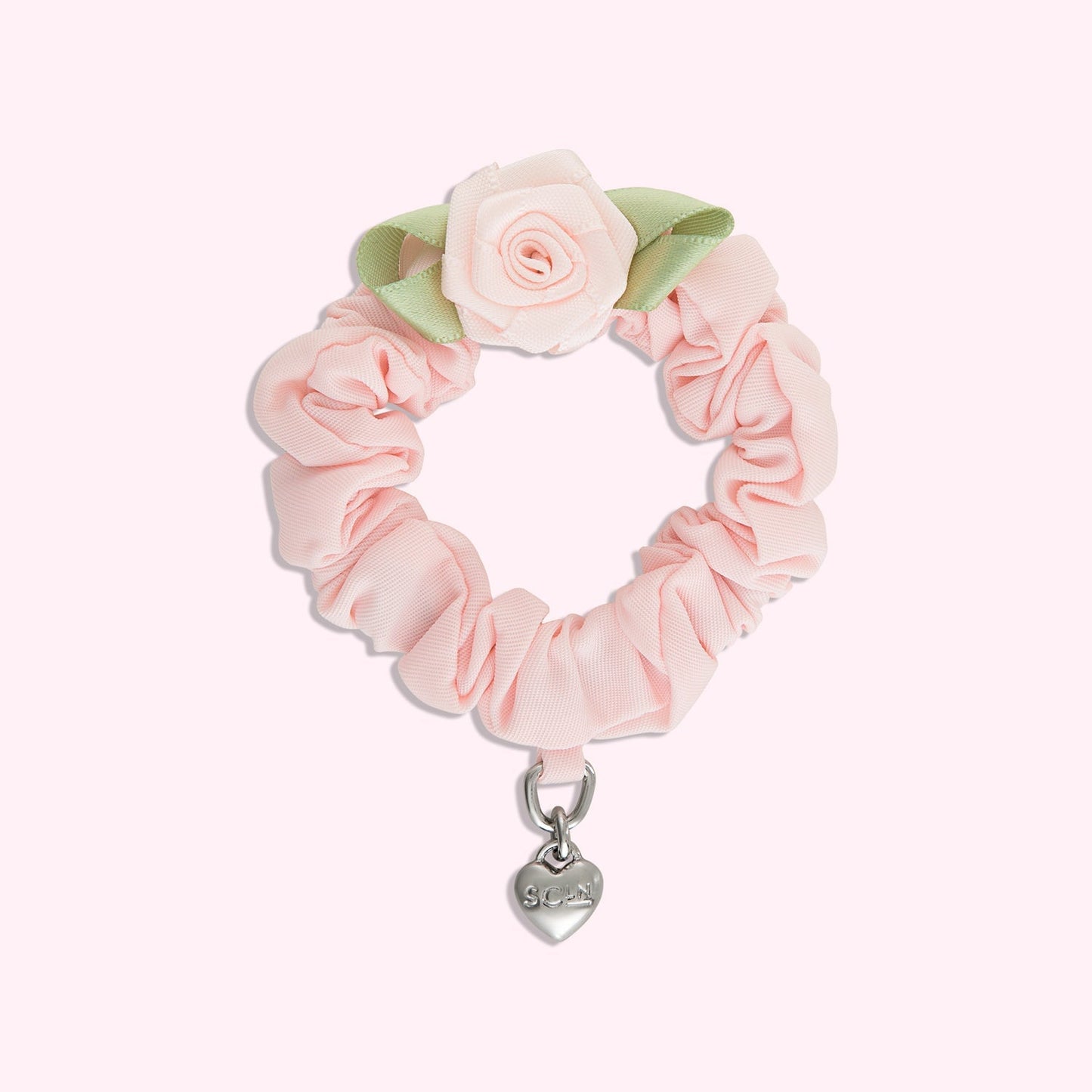 Slim Scrunchie with Flower