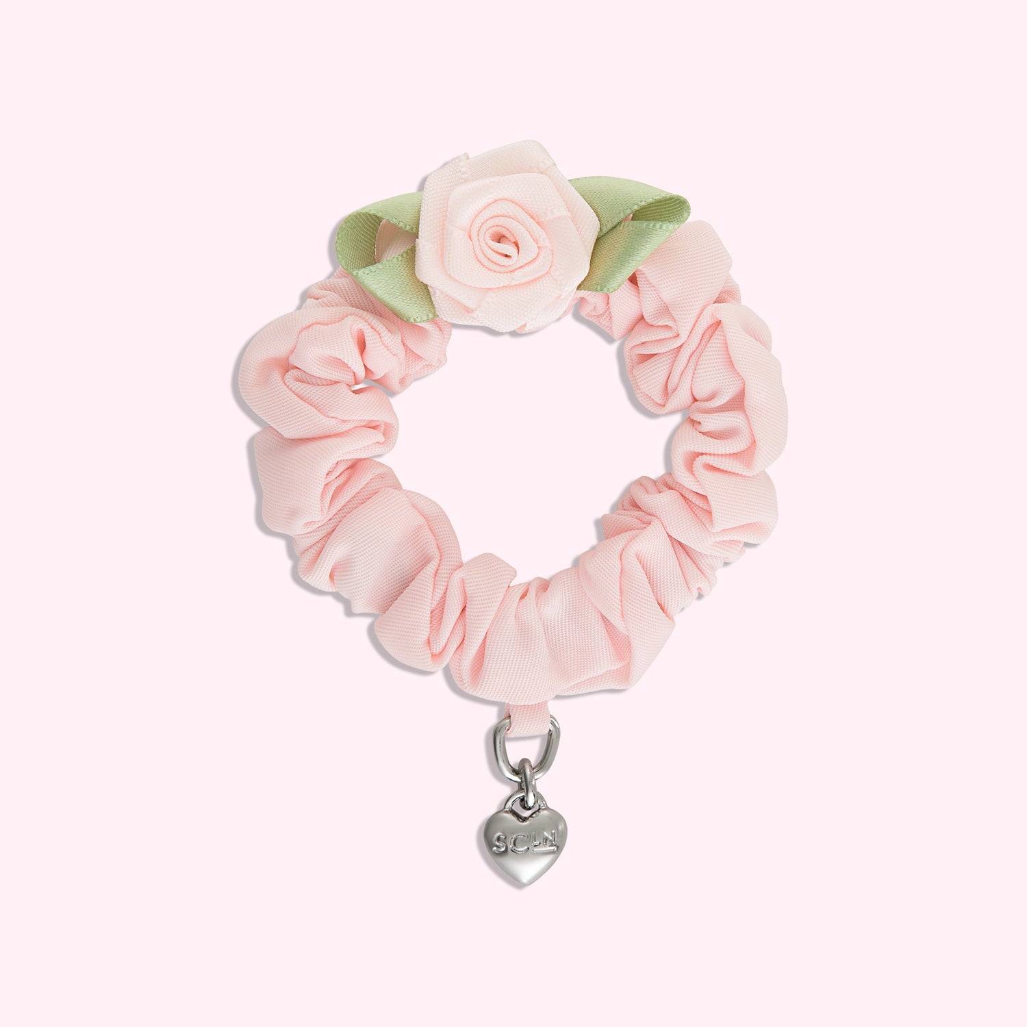 Slim Scrunchie with Flower