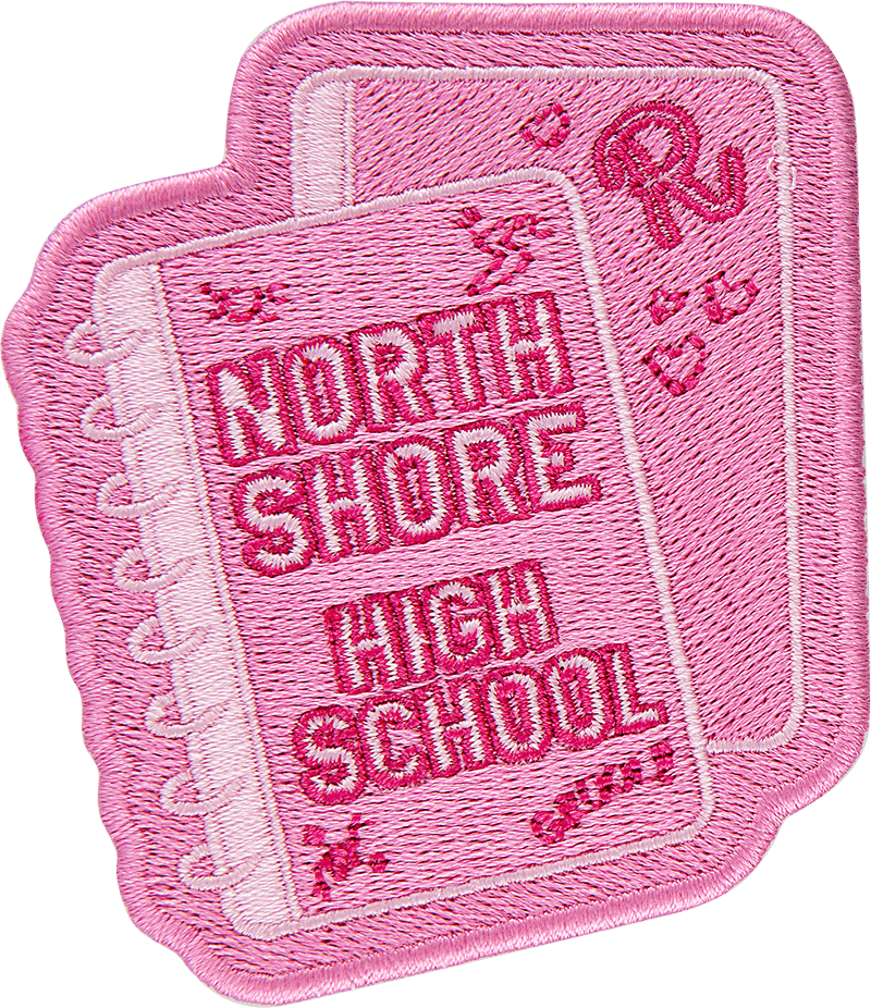 Mean Girls North Shore High School Notebook Patch