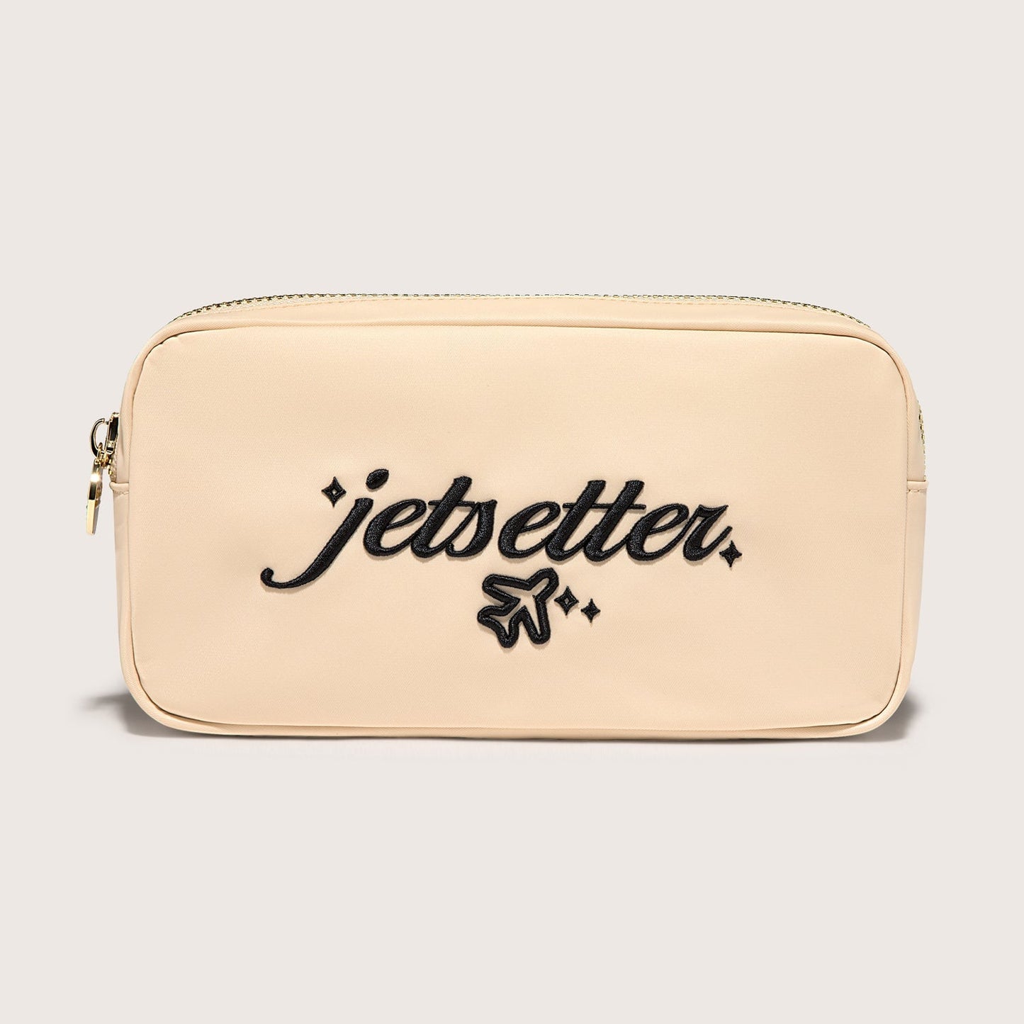 Jetsetter Embroidered Small Pouch