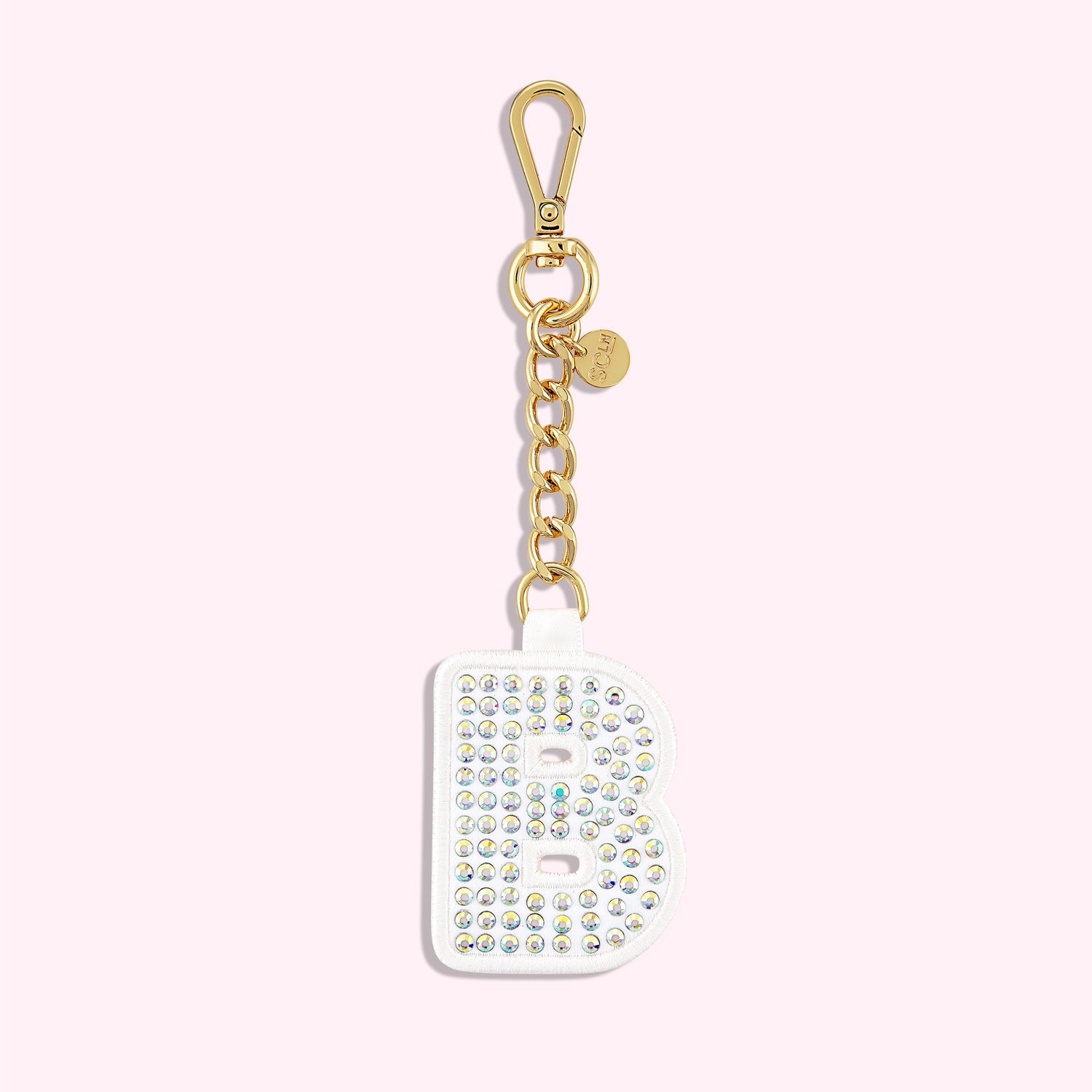 Sparkle Letter Bag Charm