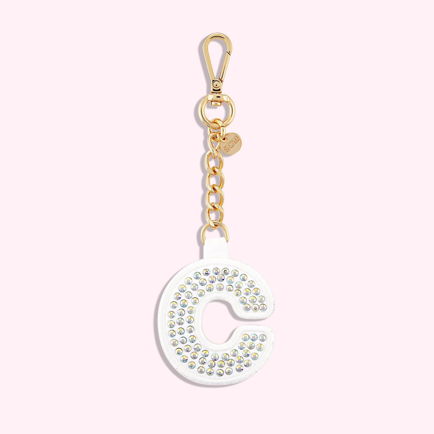 Sparkle Letter Bag Charm