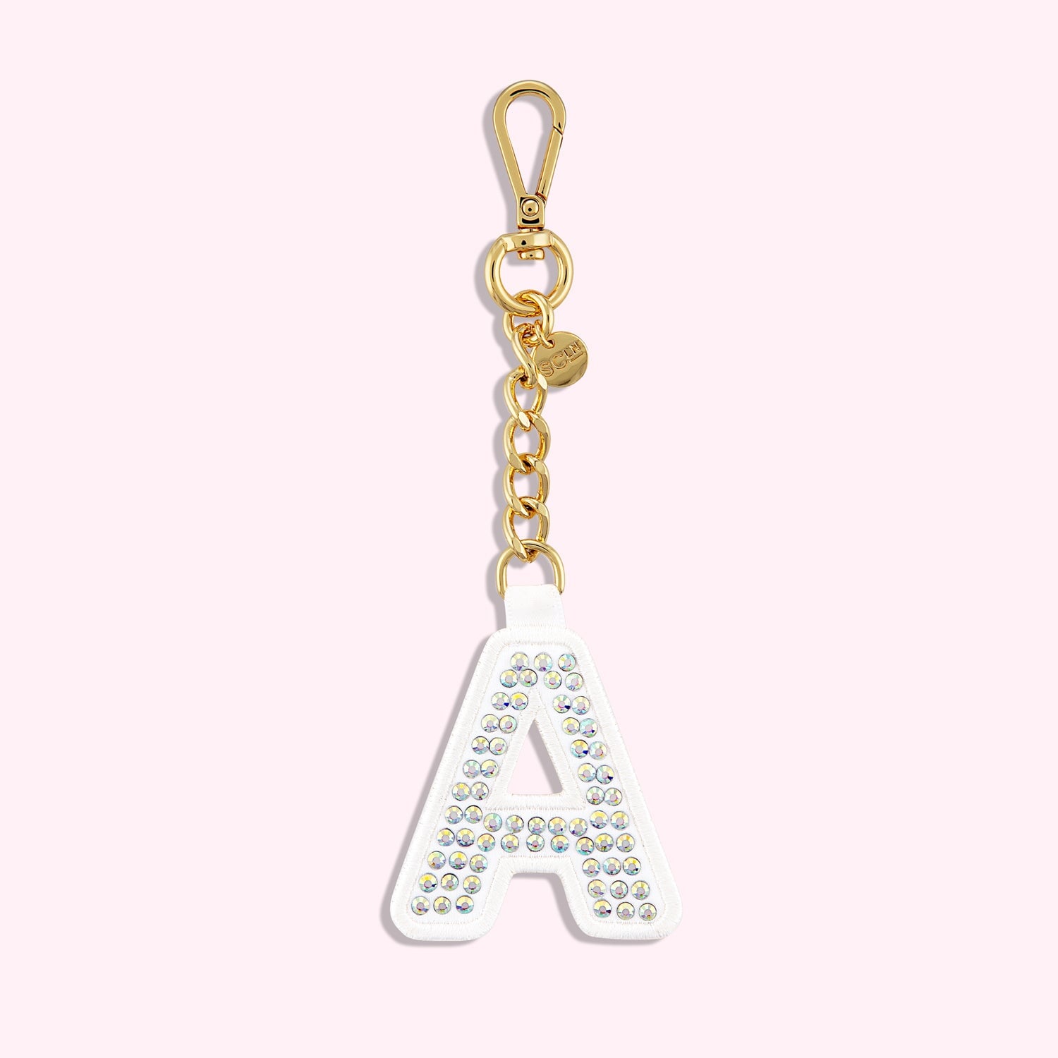 Sparkle Letter Bag Charm