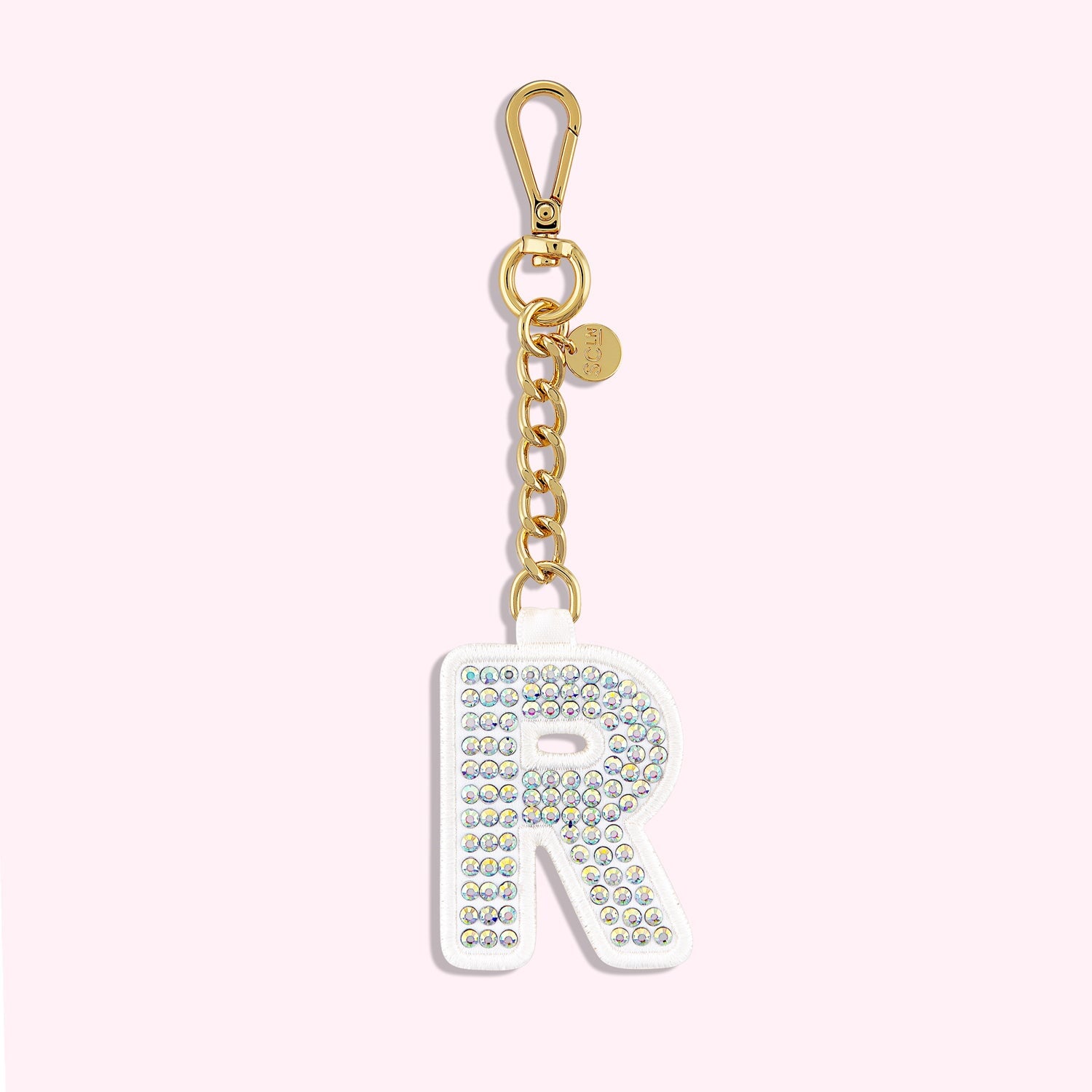 Sparkle Letter Bag Charm