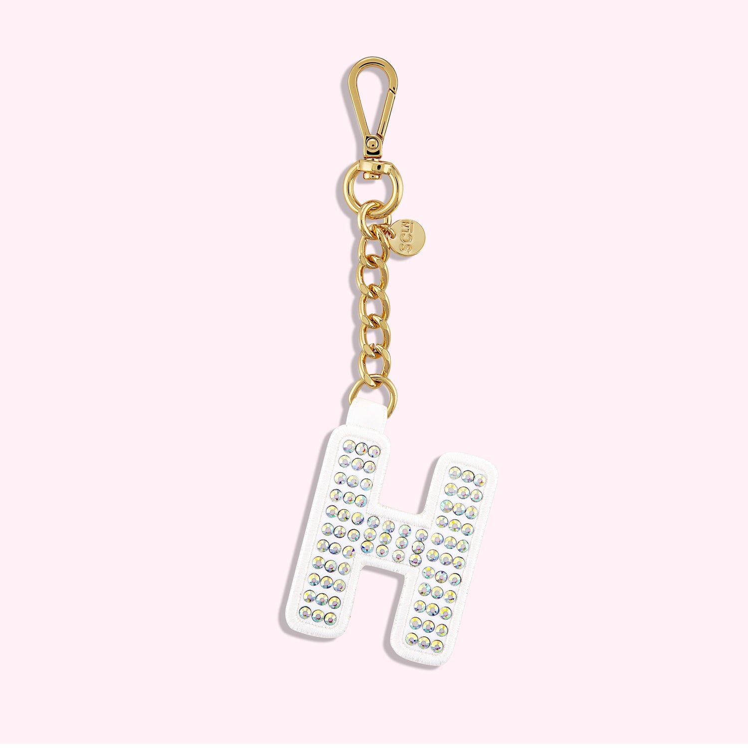 Sparkle Letter Bag Charm