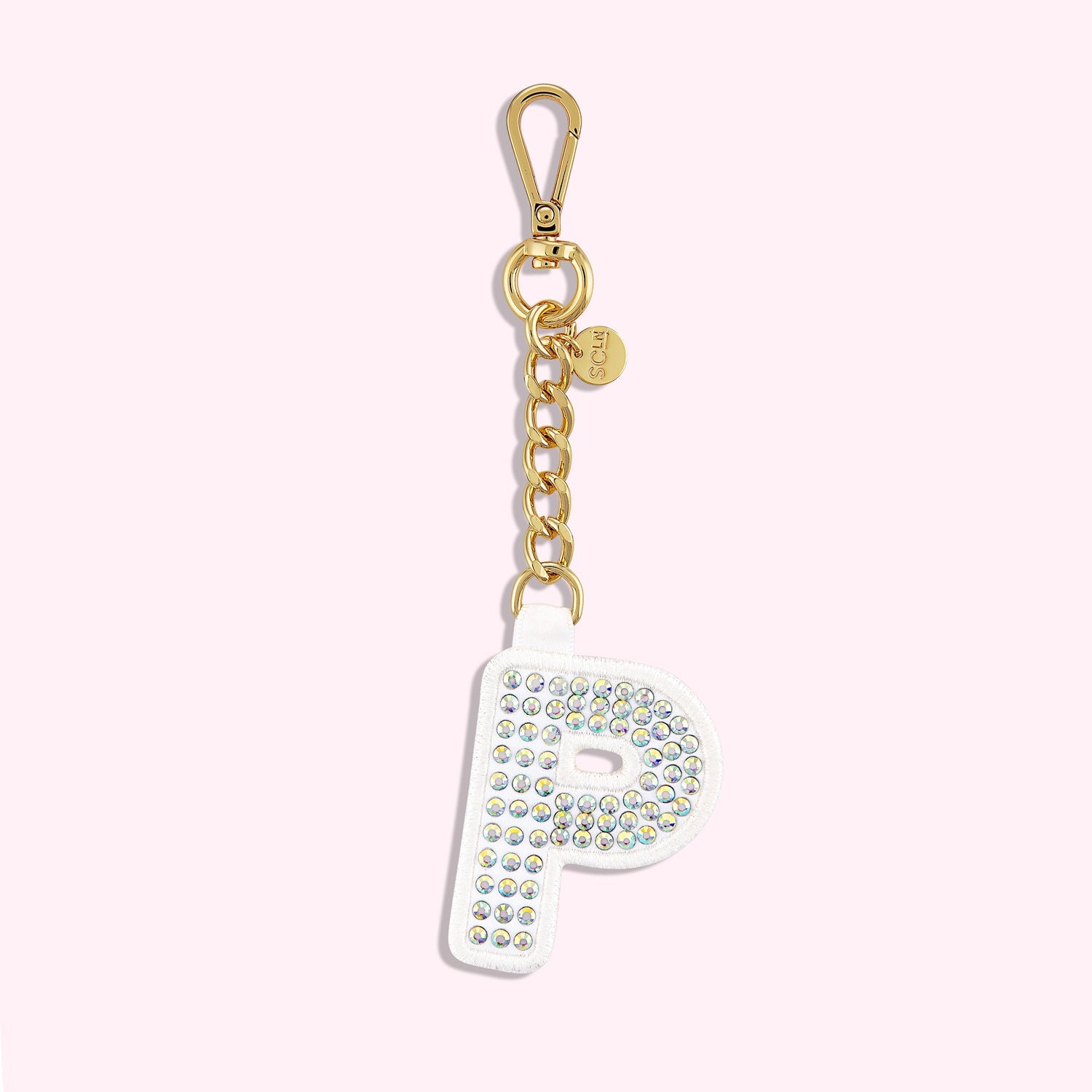 Sparkle Letter Bag Charm