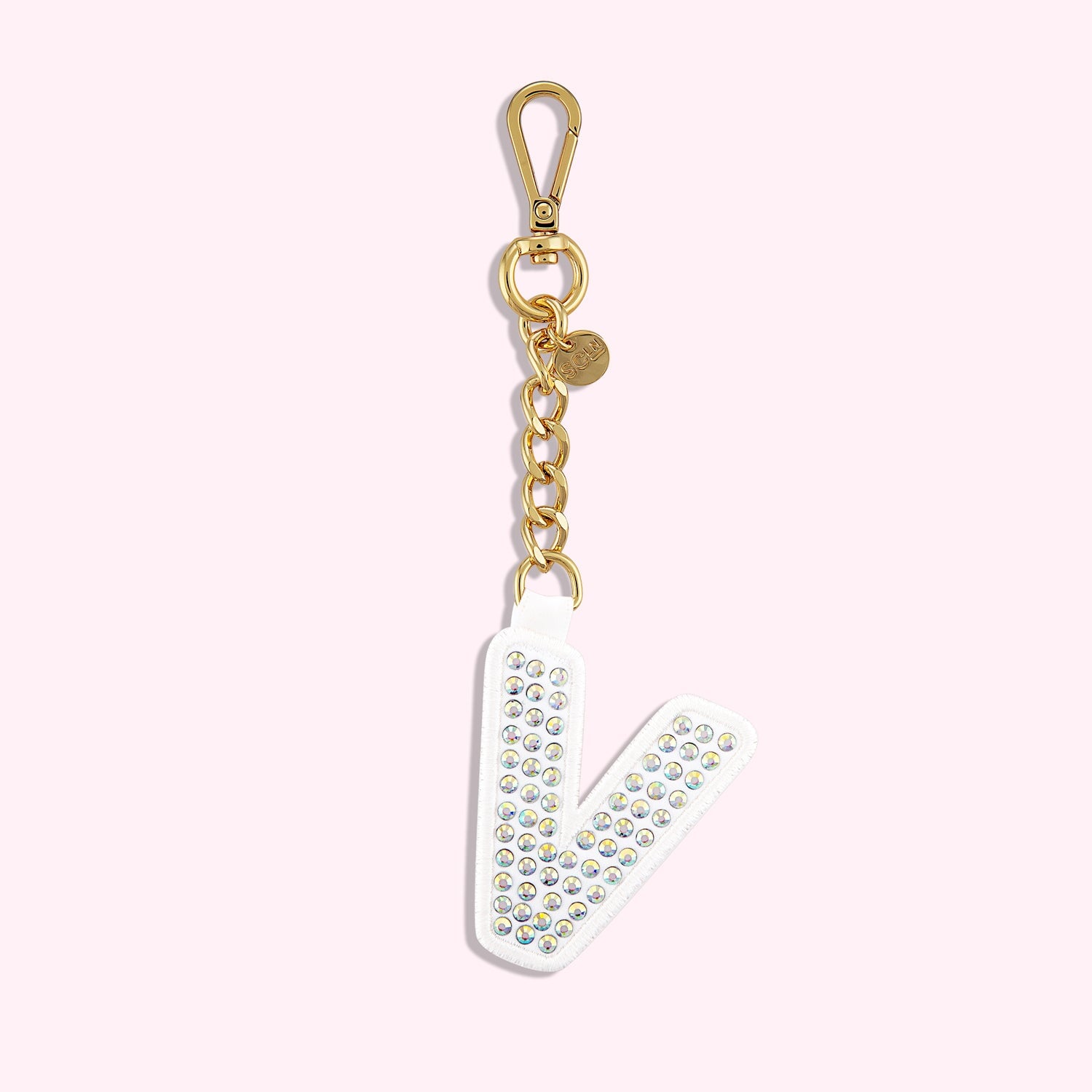 Sparkle Letter Bag Charm