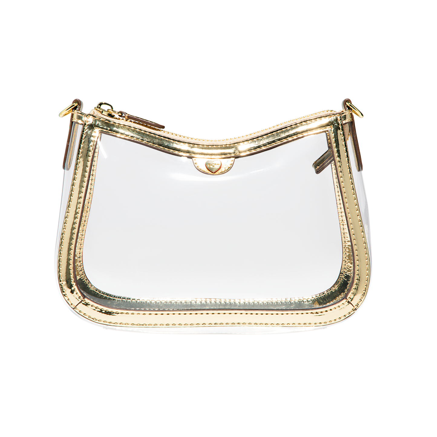 Clear Curved Crossbody Bag