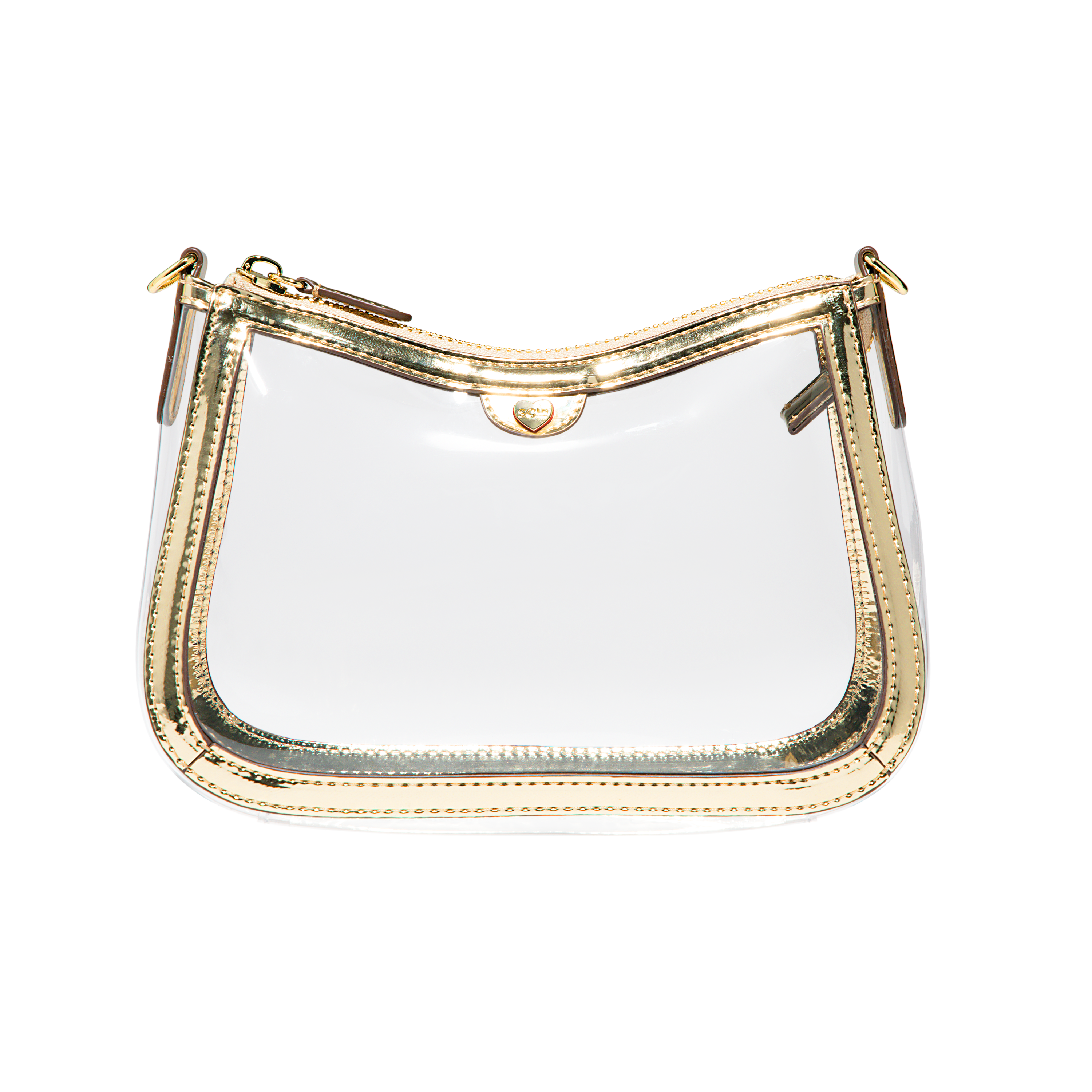 Clear Curved Crossbody Bag