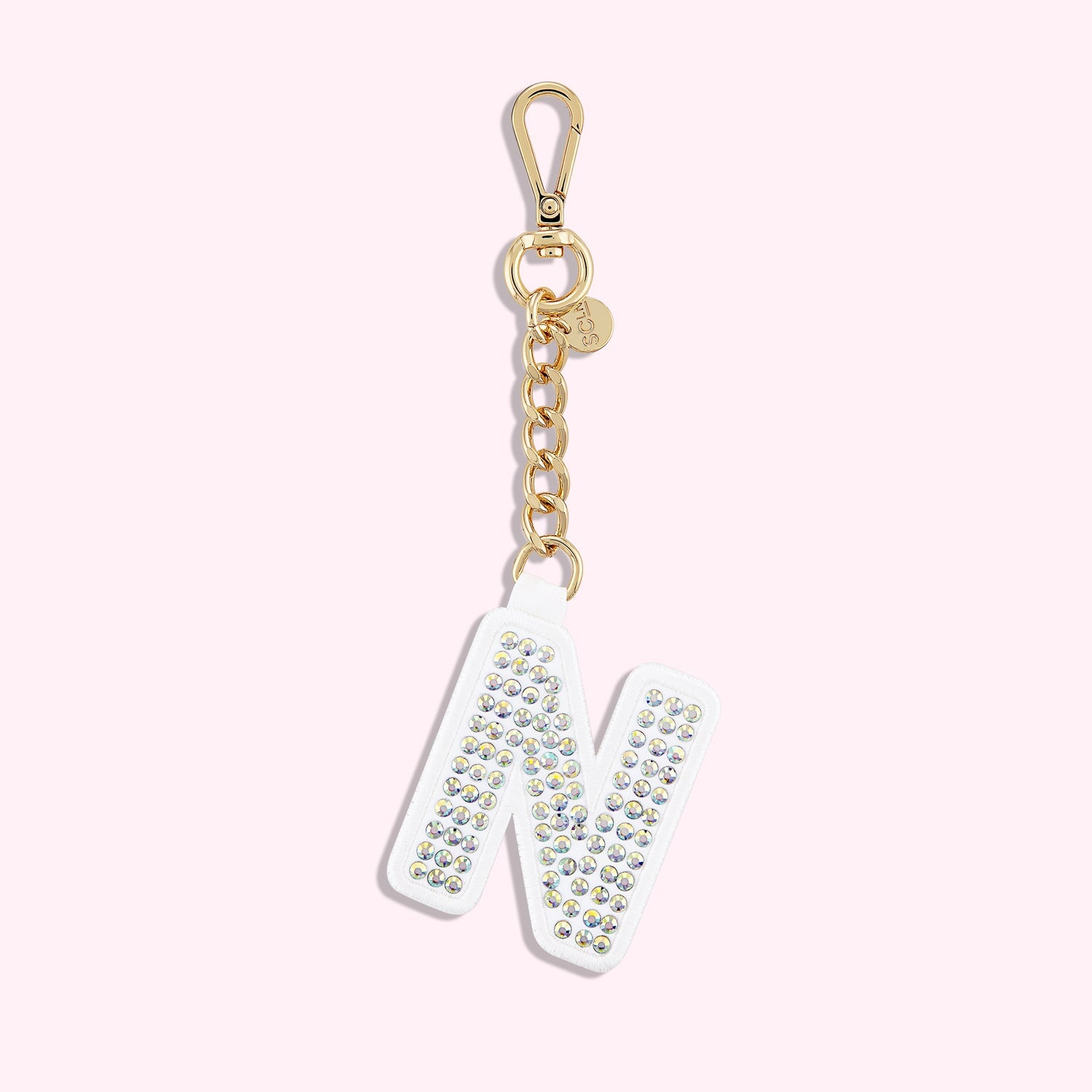 Sparkle Letter Bag Charm