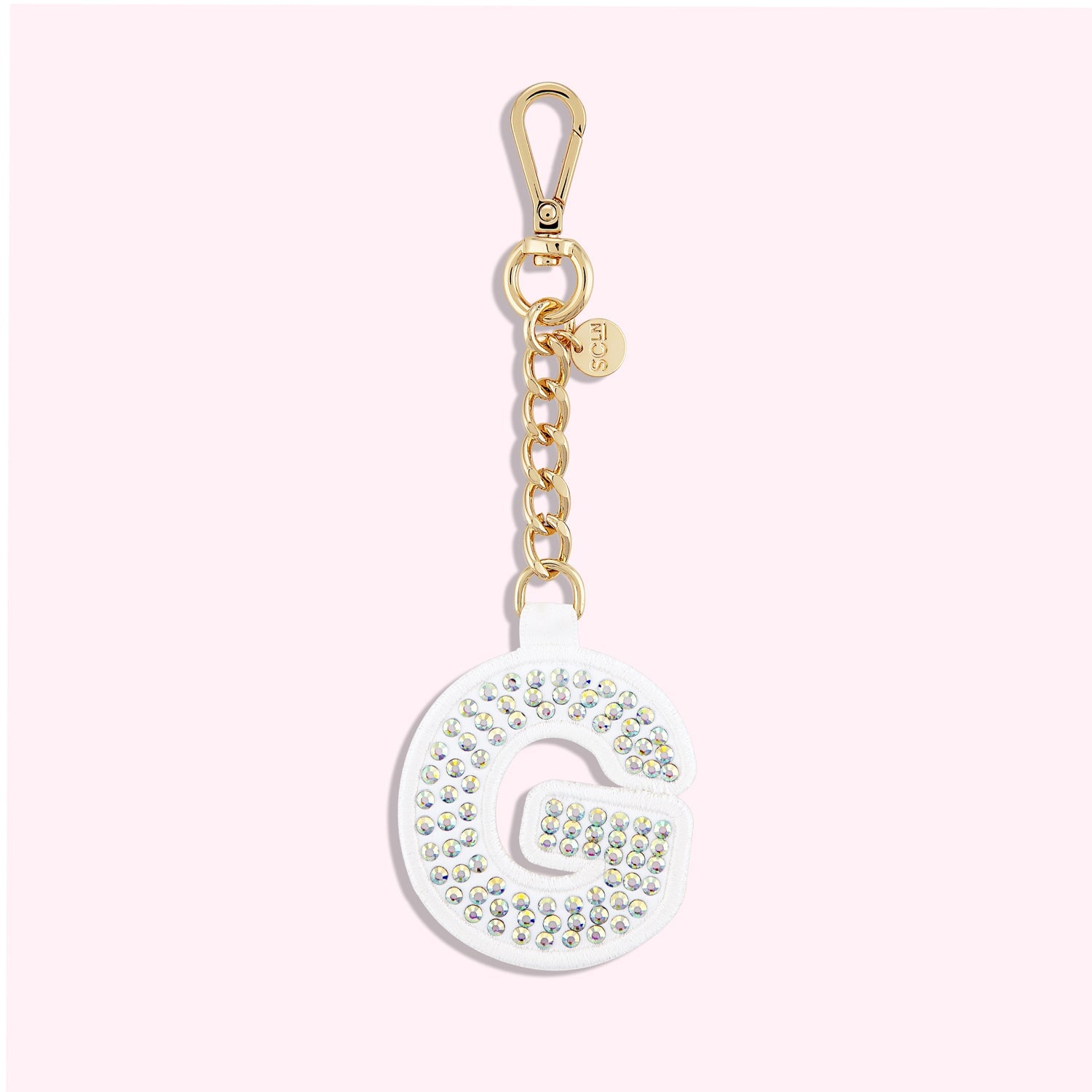 Sparkle Letter Bag Charm
