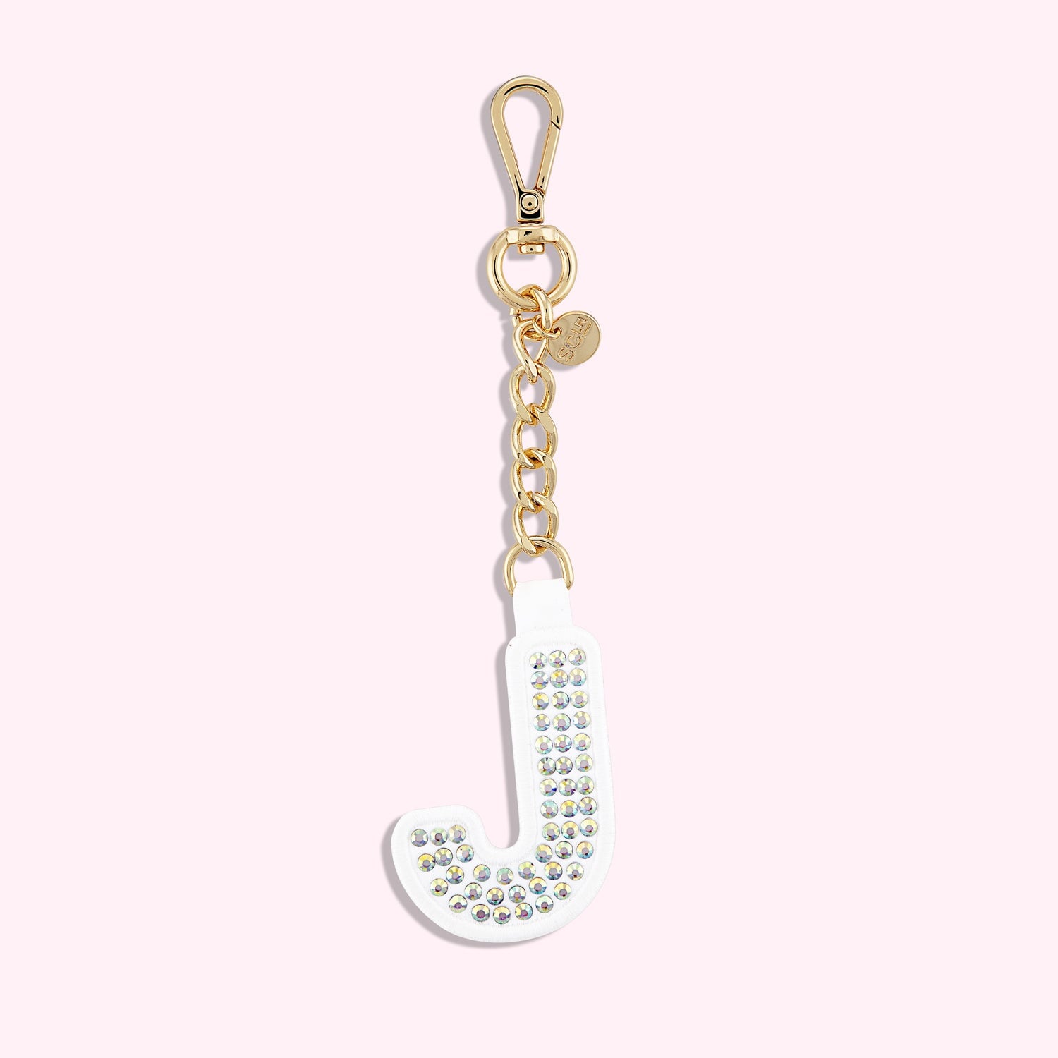 Sparkle Letter Bag Charm