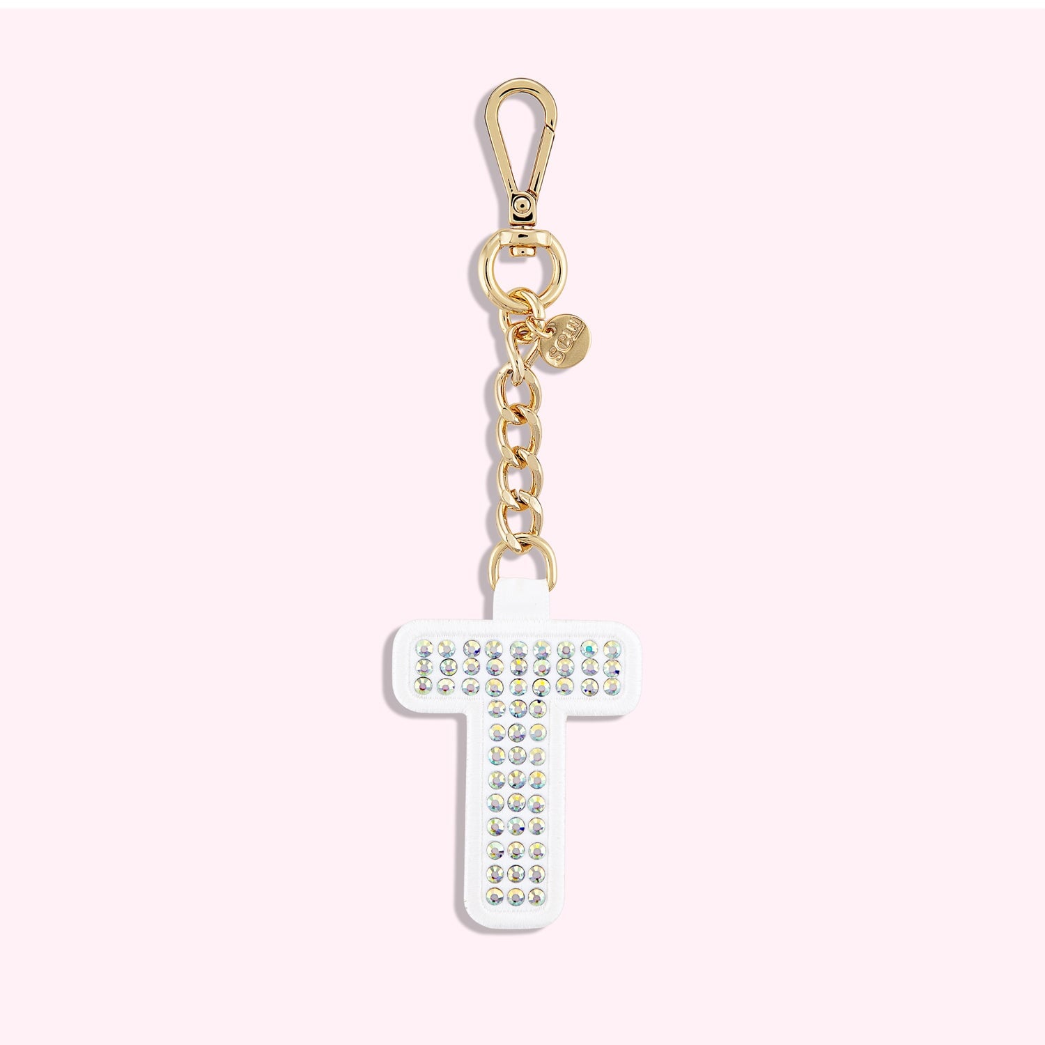 Sparkle Letter Bag Charm