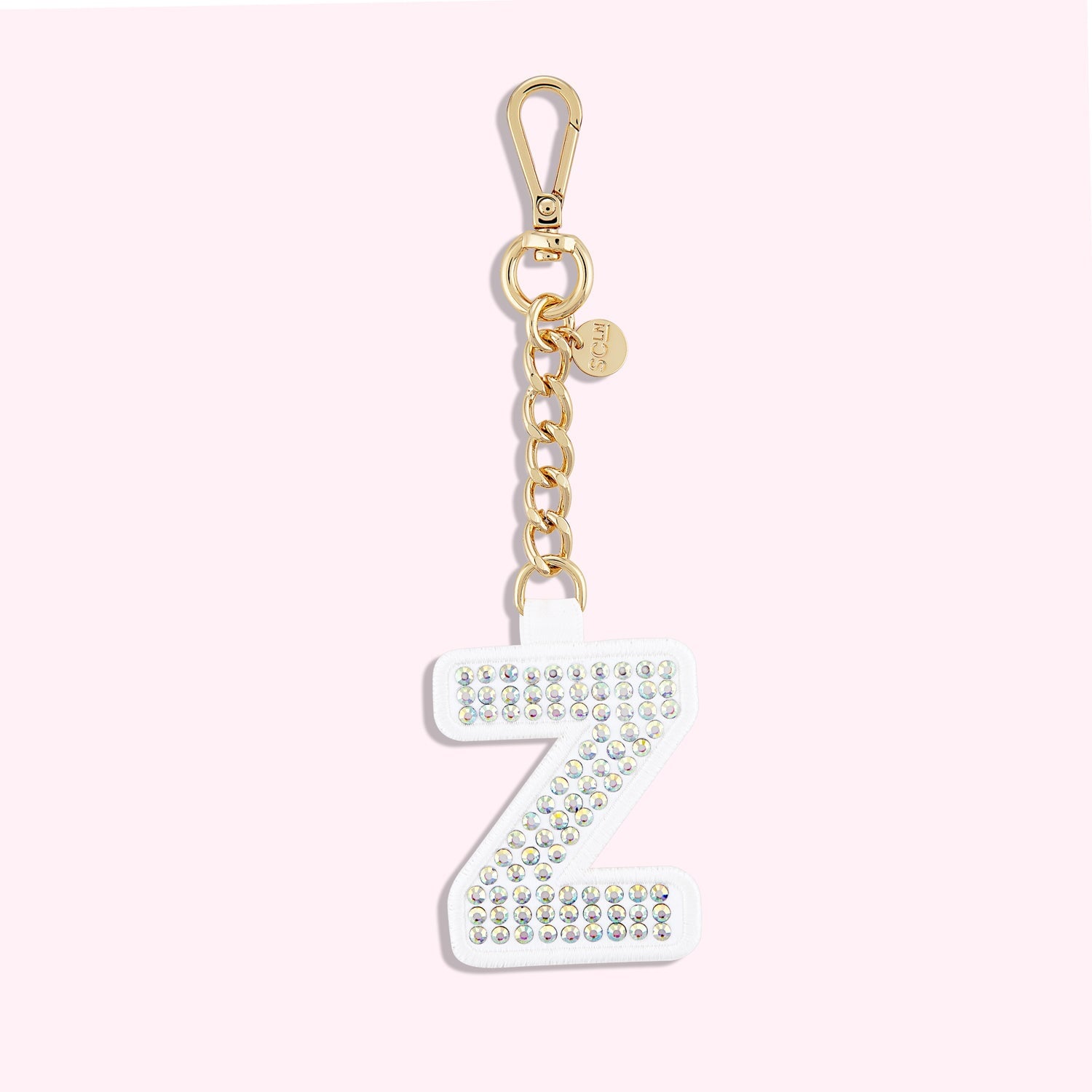 Sparkle Letter Bag Charm