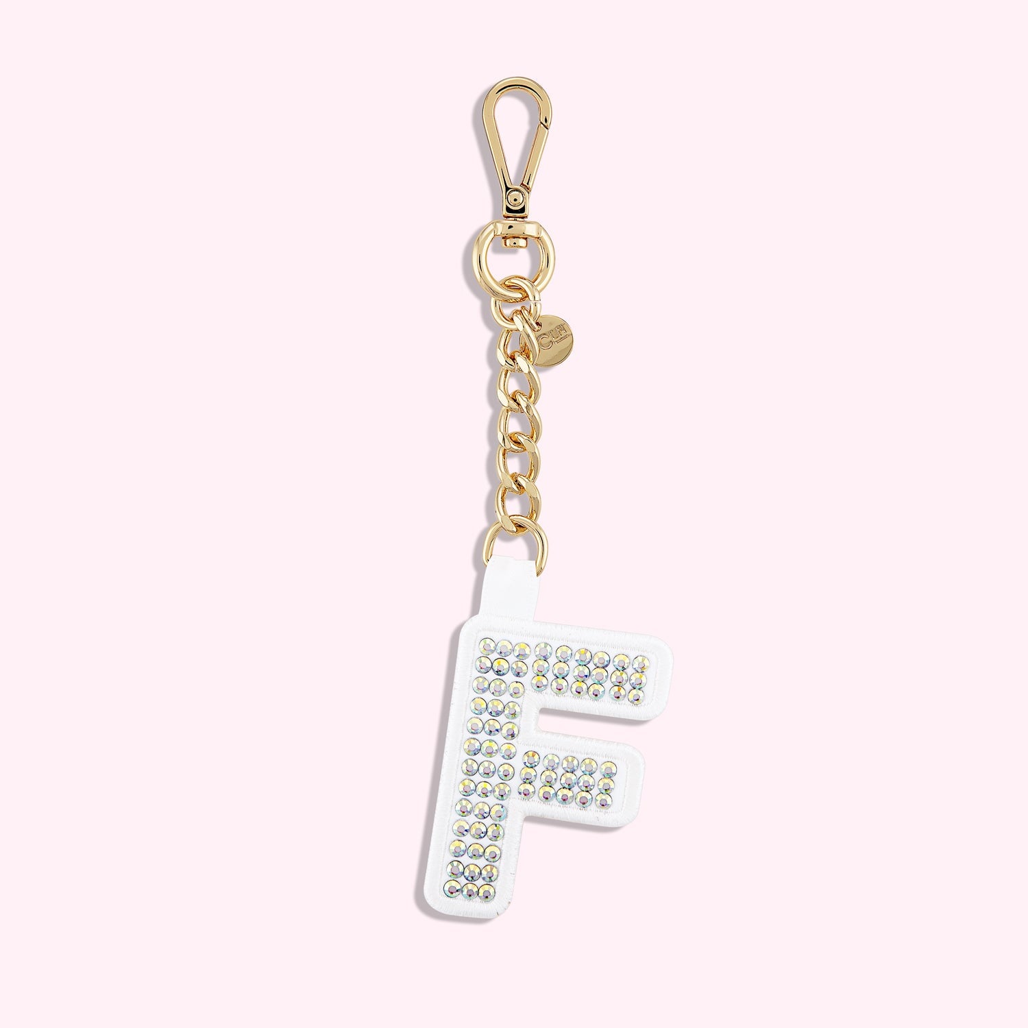 Sparkle Letter Bag Charm