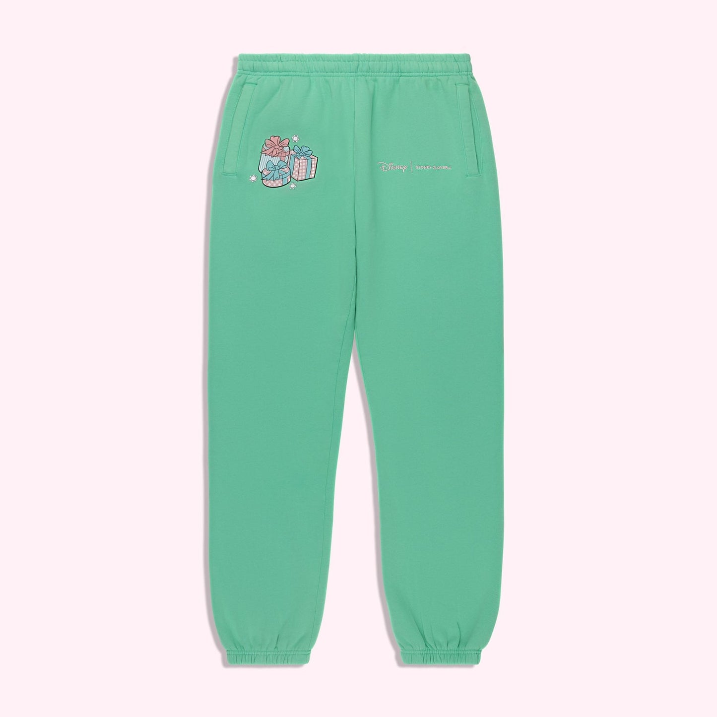 Disney Mickey & Minnie's Holiday Collection Green Sweatpants