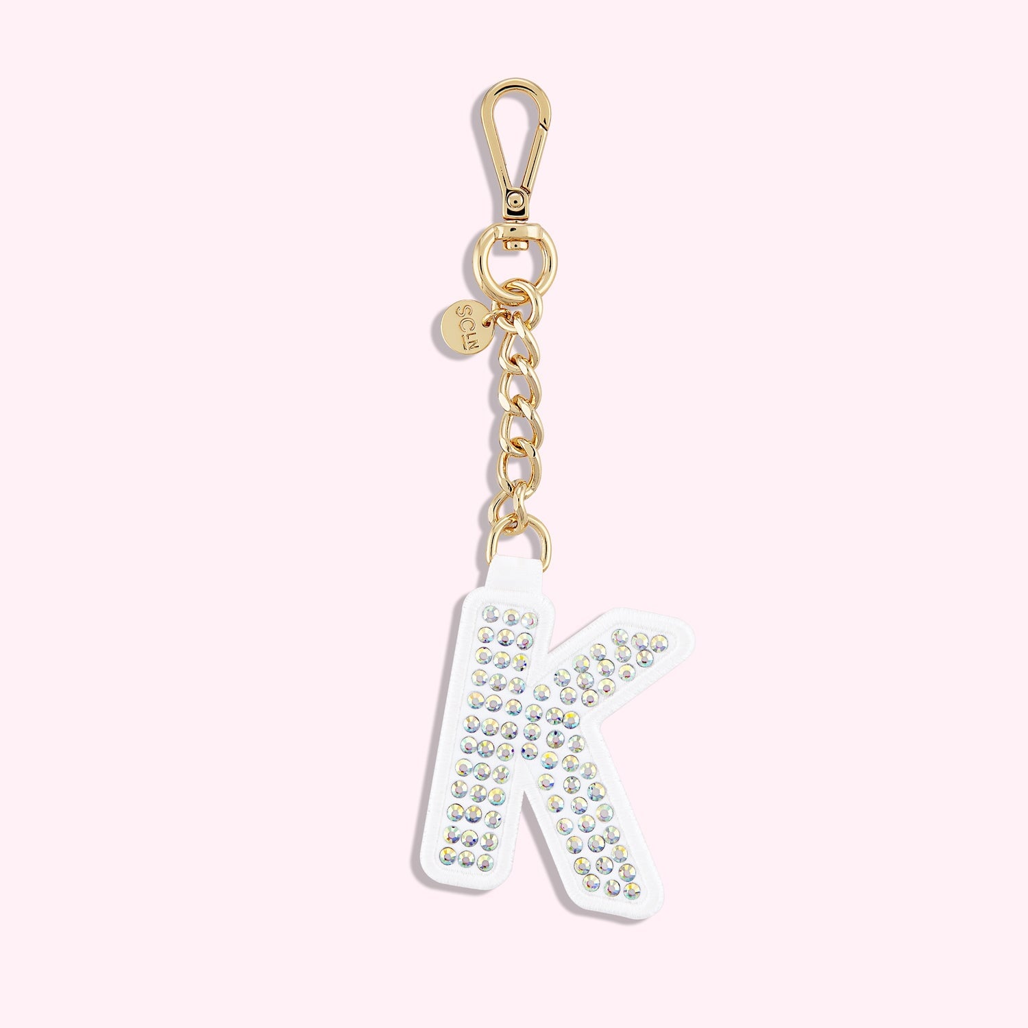Sparkle Letter Bag Charm
