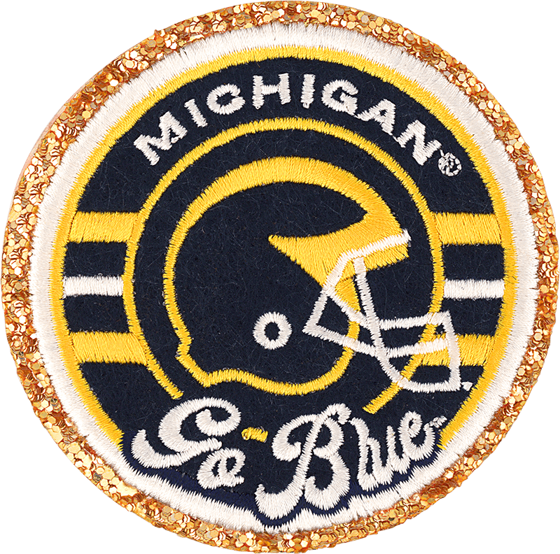 Michigan Helmet Circle Patch
