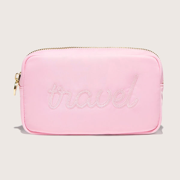 Travel Embroidered Small Pouch | Stoney Clover Lane