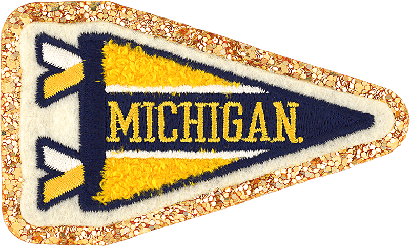 Michigan Pennant Patch
