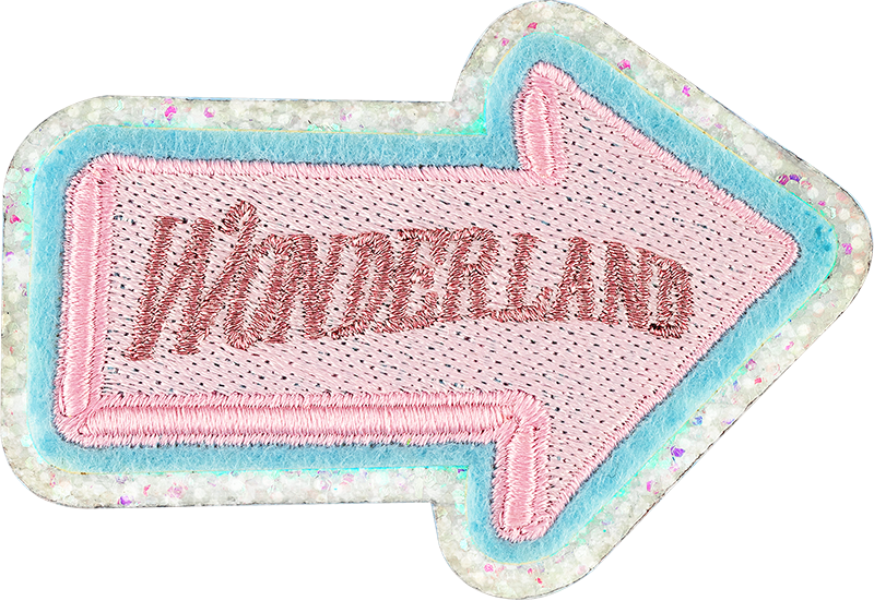 Wonderland This Way Patch