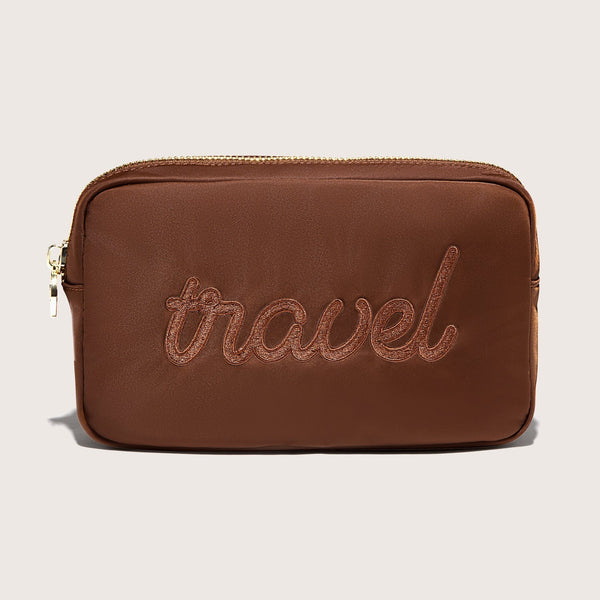 Travel Embroidered Small Pouch | Stoney Clover Lane
