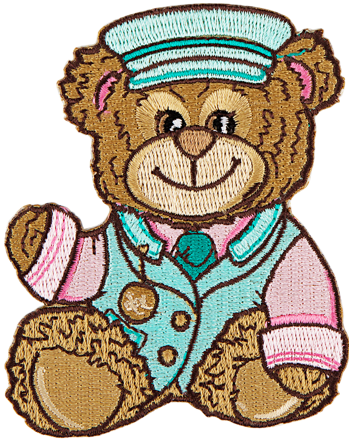 Holiday Patch- Conductor Bear