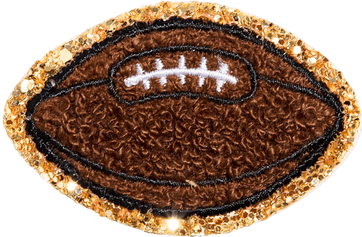 Glitter Varsity Football Patch