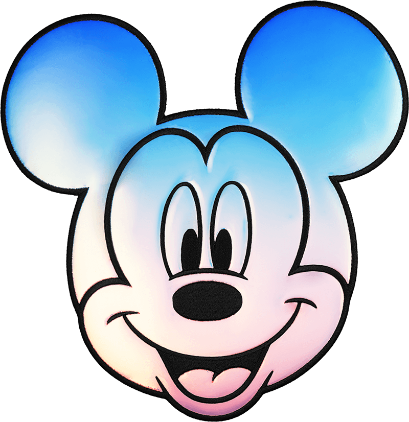 Iridescent Jumbo Disney Mickey Mouse Patch Iridescent Jumbo Disney Mickey Mouse Patch