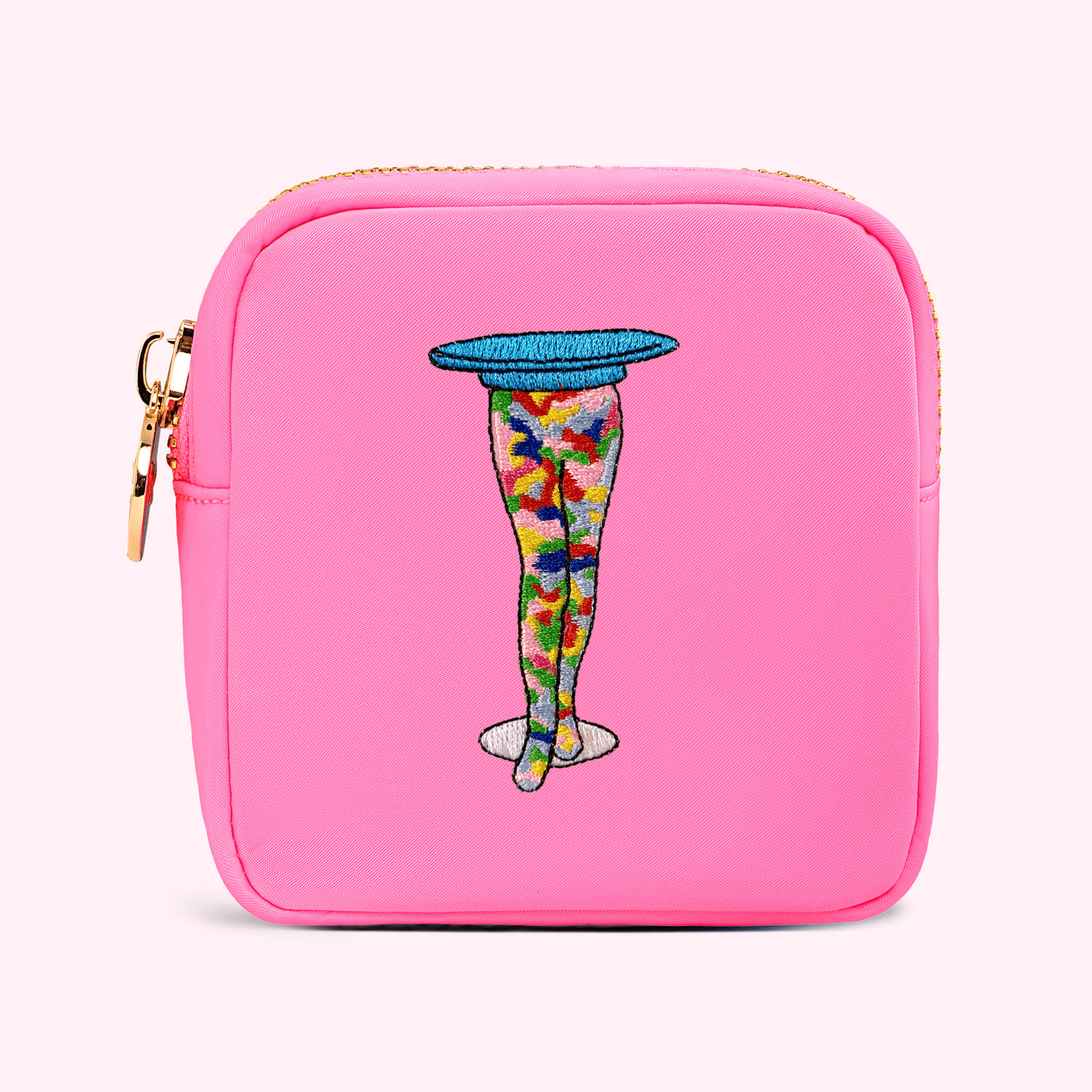 Embroidered Legs Mini Pouch - Stoney Clover Lane