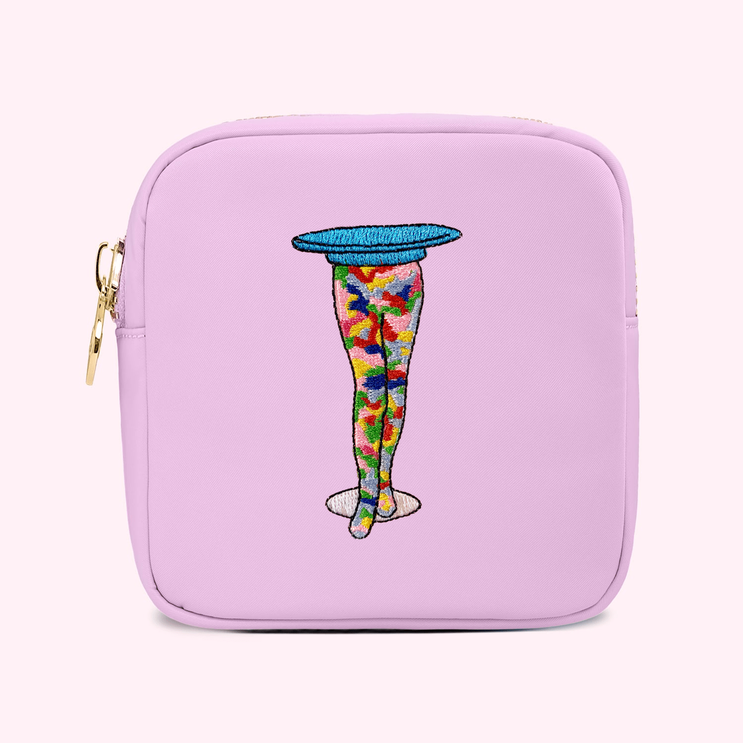 Embroidered Legs Mini Pouch - Stoney Clover Lane