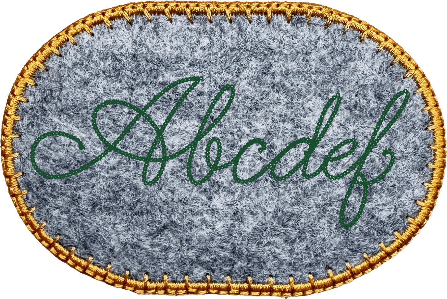 Customizable Oval Patch