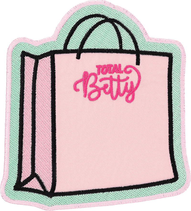 Customizable Clueless Shopping Bags Patch
