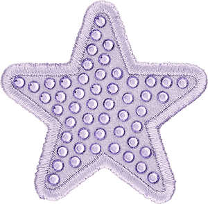 Purple Sparkle Star Patch