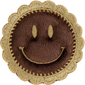 Scalloped Smiley Patch