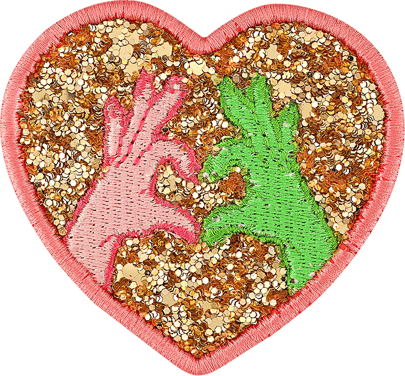 Hands Heart Patch