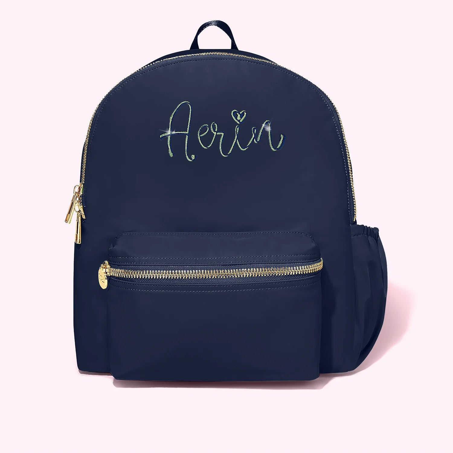 Custom Embroidered Classic Backpack with Water Bottle Holder