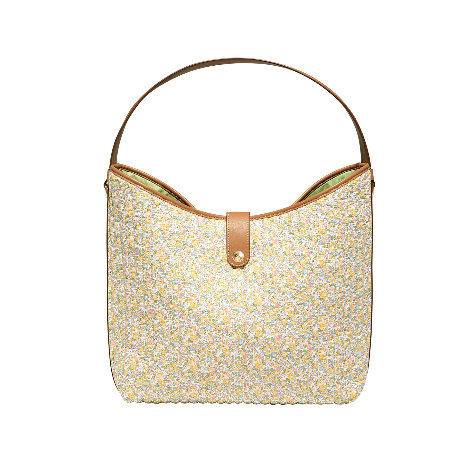 Slouchy Shoulder Bag Made with Liberty Fabric