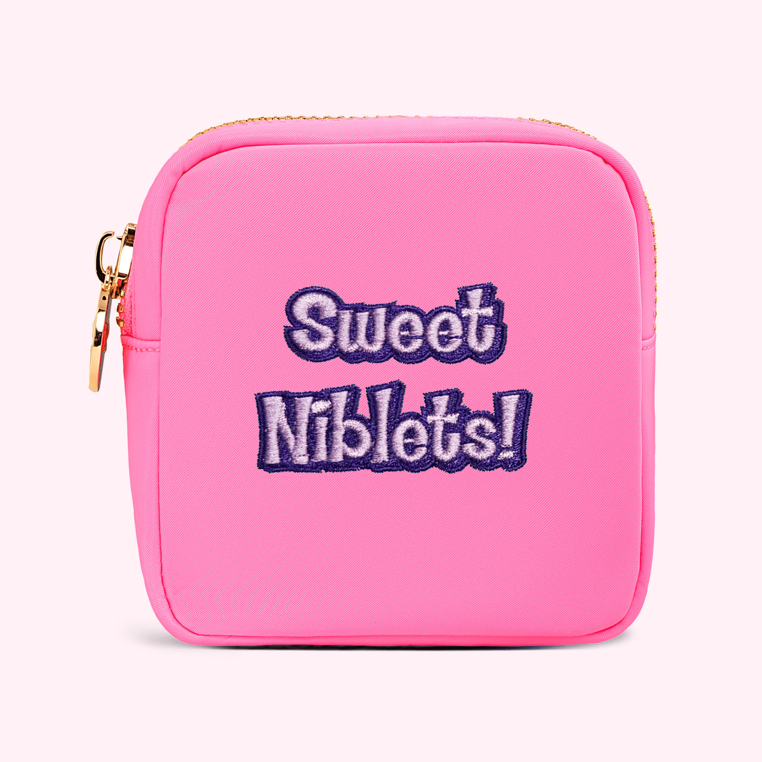 Embroidered Sweet Niblets Mini Pouch - Stoney Clover Lane