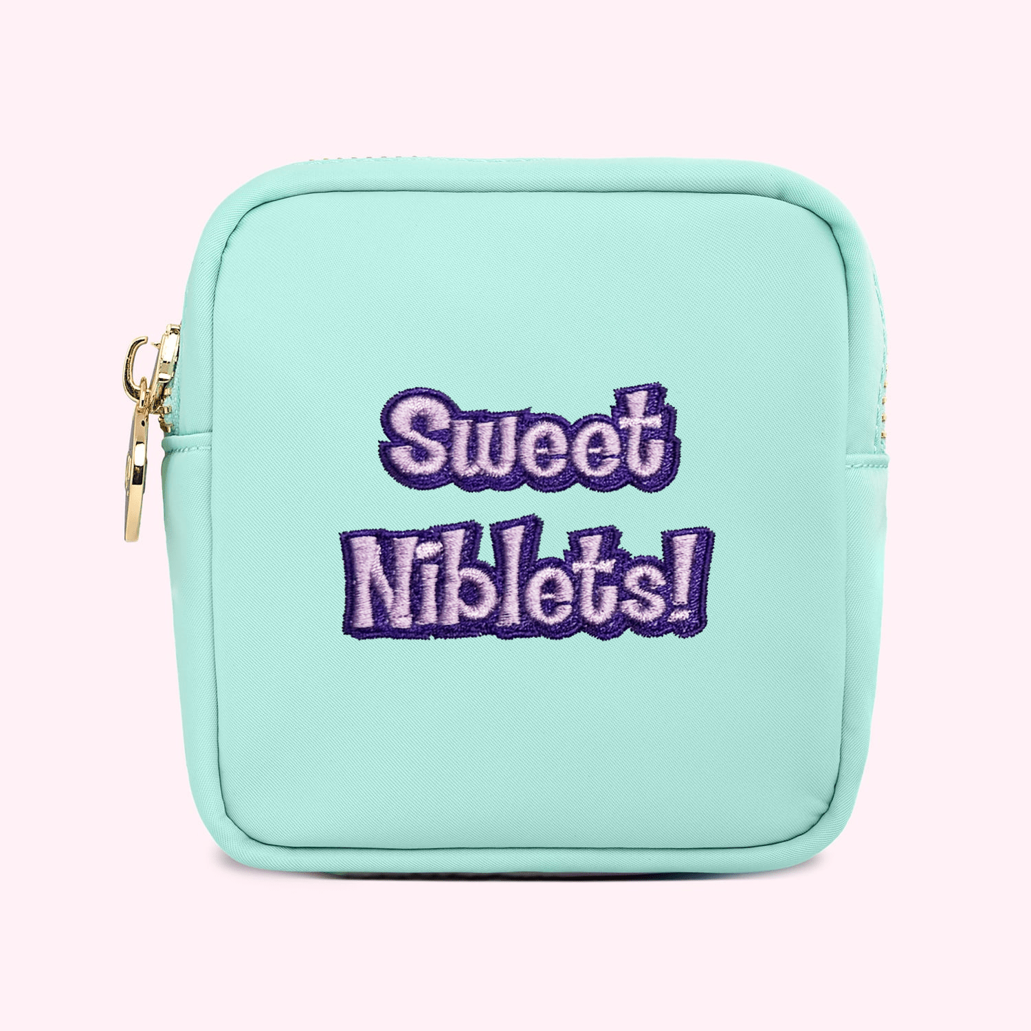 Embroidered Sweet Niblets Mini Pouch - Stoney Clover Lane