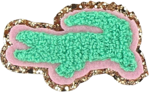 Glitter Alligator Patch - Stoney Clover Lane