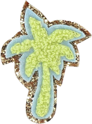 Glitter Palm Tree Patch