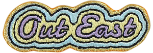 Out East Word Sticker Patch