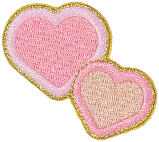 Double Hearts Sticker Patch - Stoney Clover Lane