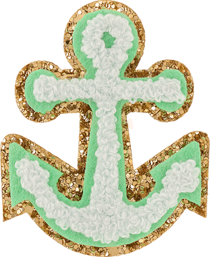 Glitter Anchor Patch