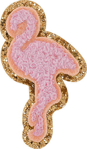 Glitter Flamingo Patch