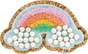 Glitter Pearl Rainbow Patch