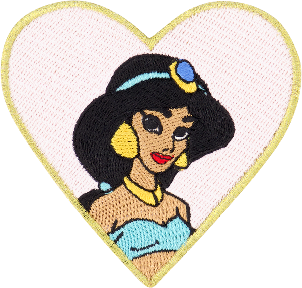 Disney Princess Jasmine Heart Patch