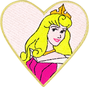 Disney Princess Aurora Heart Patch