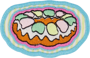 NOLA King Cake Patch